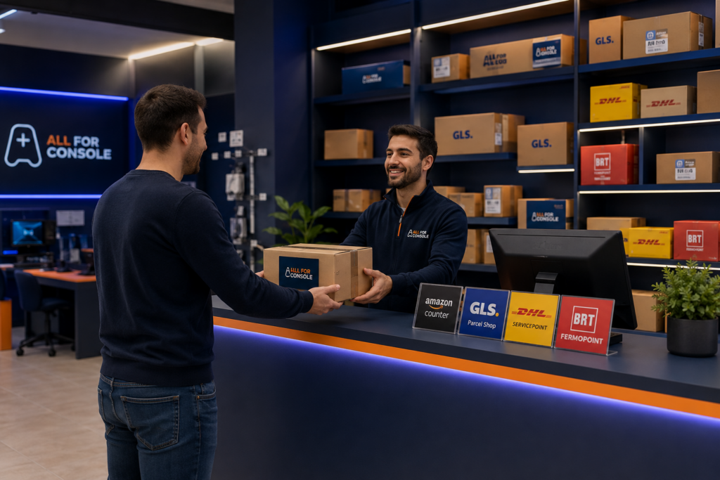 Punto di ritiro e spedizione pacchi All For Console Catania